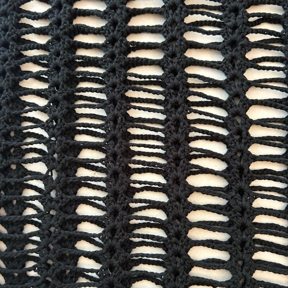 Superdown Black Crochet Mini Dress - Picture 3 of 4